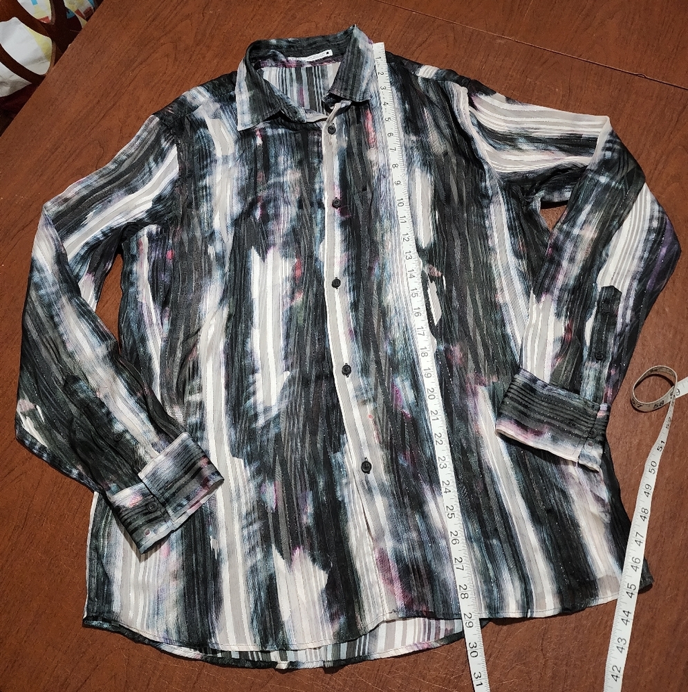 Zara Multicolor Striped Shirt - Picture 2 of 5